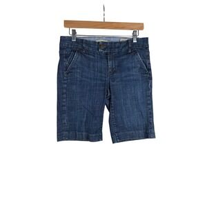 Limited Edition Bermuda Denim Shorts size 2 Dark Blue